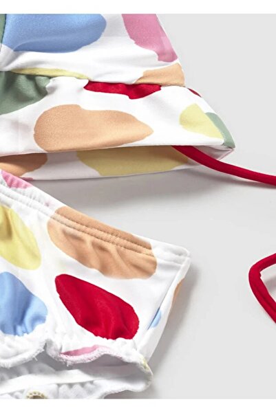 MAYORAL Baby Girl Swimsuit Hat T-Shirt 3-Piece Set 1668