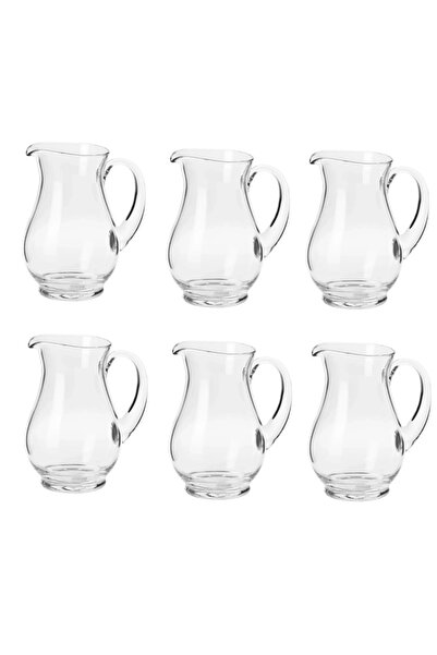 RenKris Set of 6 mini carafes for palinca or sauces, 100 ml, borosilicate glass