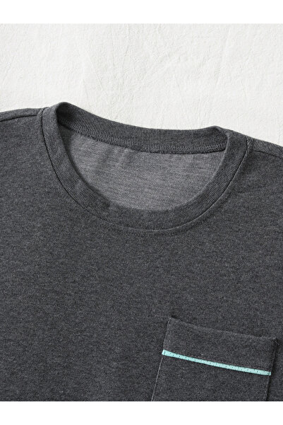 Take Two By Styli Pocket Detail Round Neck Top and Pyjama Set