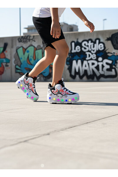 LE STYLE DE MARIE Tekerlekli Işıklı Patenli Ayakkabı (Kız & Erkek Çocuk)|Pate...