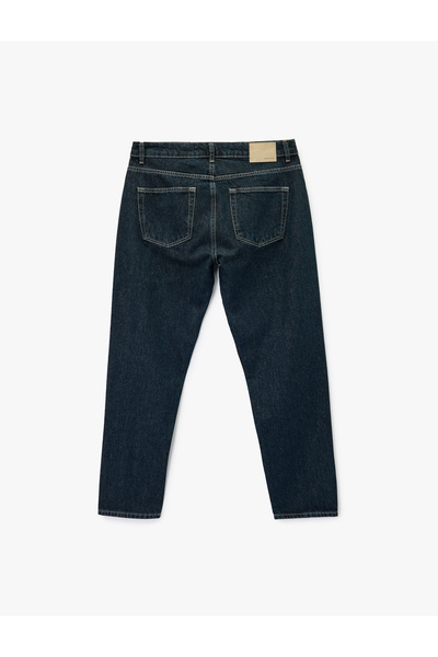 Koton Βαμβακερό παντελόνι με κανονική μέση με κωνική εφαρμογή