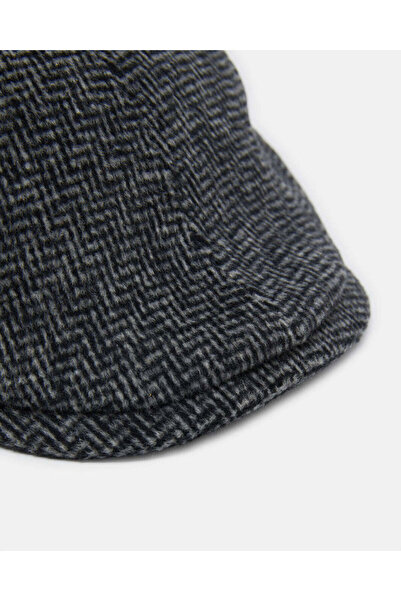 REDTAG Men Grey Solid Cap