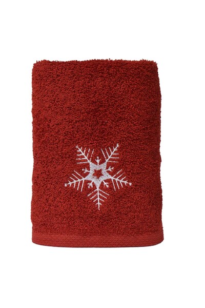 Minteks Snowflake Patterned 50X90Cm Christmas Towel