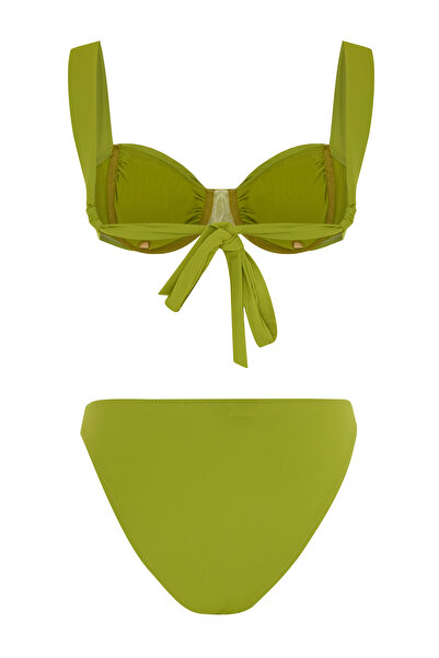 AQUELLA Μπικίνι με εσώρουχο λαδί πράσινο