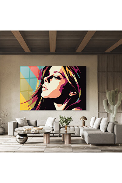 Arthub Glass Painting, Bedroom and Living Room, Pop, Cream Pop Art