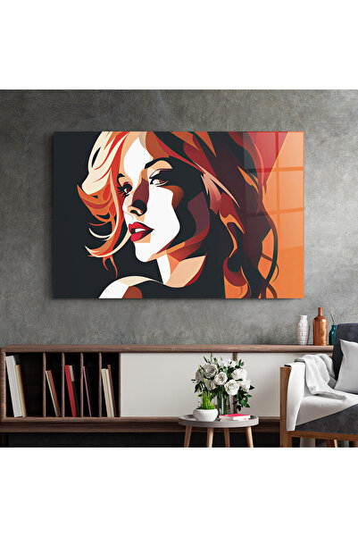 Arthub Glass Painting, Bedroom and Living Room, Pop, Pop Lady Art
