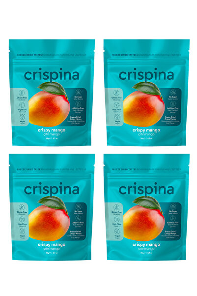 Crispina Daily مانجو مجفف بالتجميد، مانجو مجفف بالتجميد، عبوة من 4 قطع