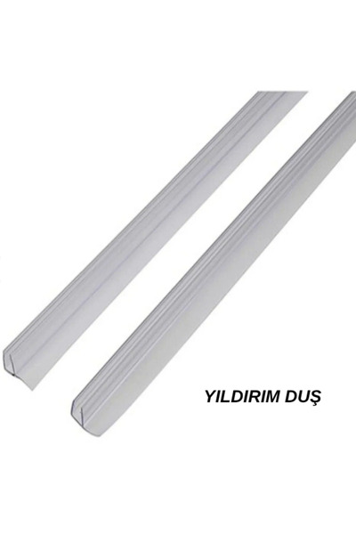 Glass Shower Cabin Water Wick 190 cm 2 Pieces