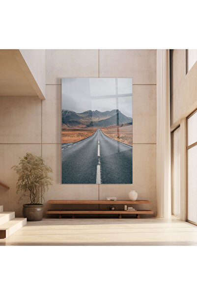 Arthub Glass Painting, Bedroom and Living Room, Mountains, Country Roads