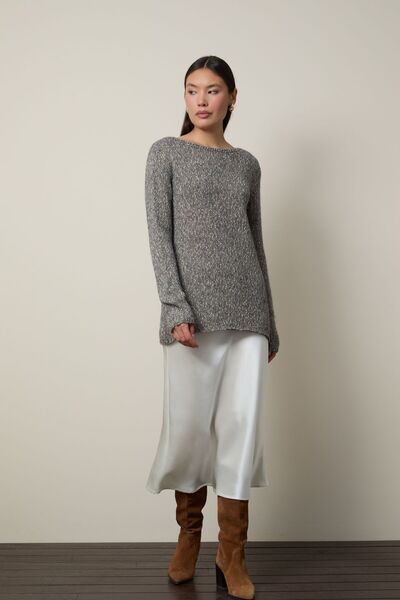 Serianno Yün Karışımlı Yaka Detaylı Kazak