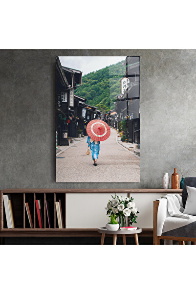 Arthub Glass Painting, Bedroom and Living Room, Rural, China Roads