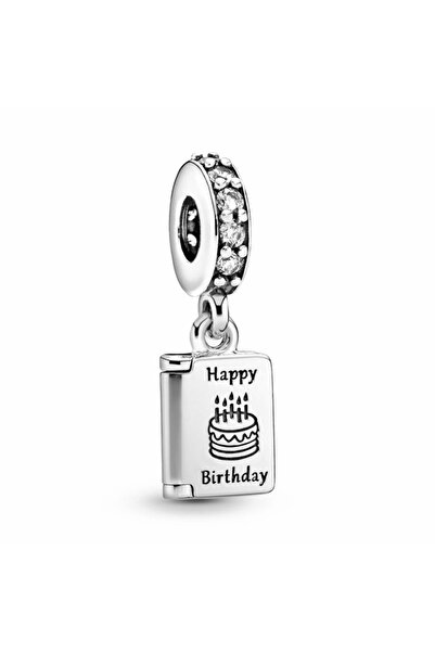Bijuterii Nadiela Talisman Argint 925, Charm pentru bratari – Happy Birthday,...