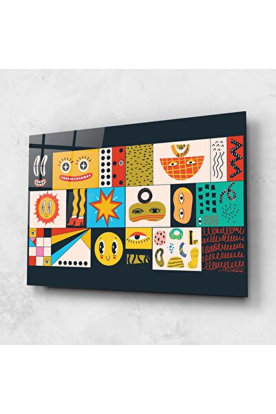 Arthub Glass Painting, Bedroom and Living Room, Collages, Cool Eye Shape