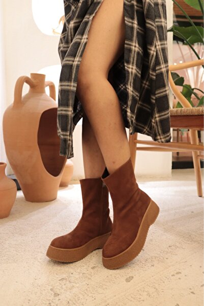 CICIKIZ Molly Zippered Boots Sole Stitched