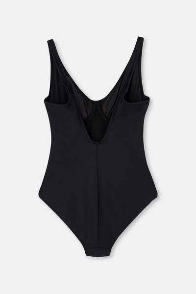 Dagi Black Corset Compact Swimsuit