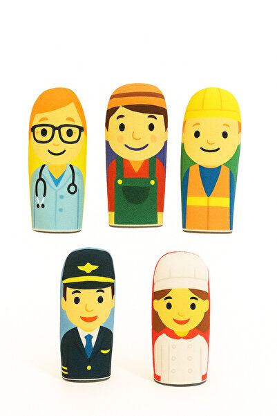 BebeMango Safari Themed Finger Puppet Set Finger Puppet Game