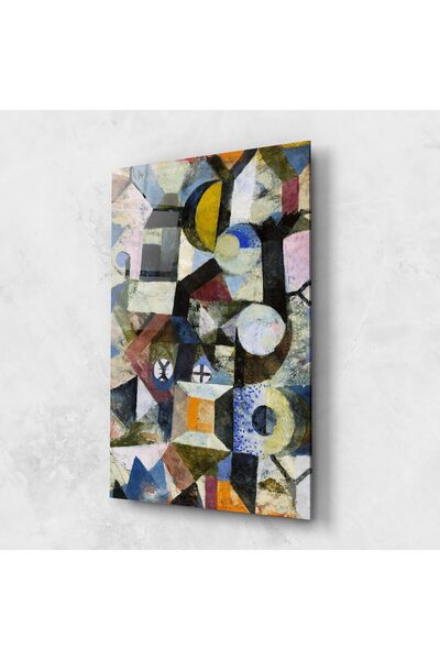 Arthub Tablou Sticla,Dormitor si Living, Geometrice, Abstract Geometric