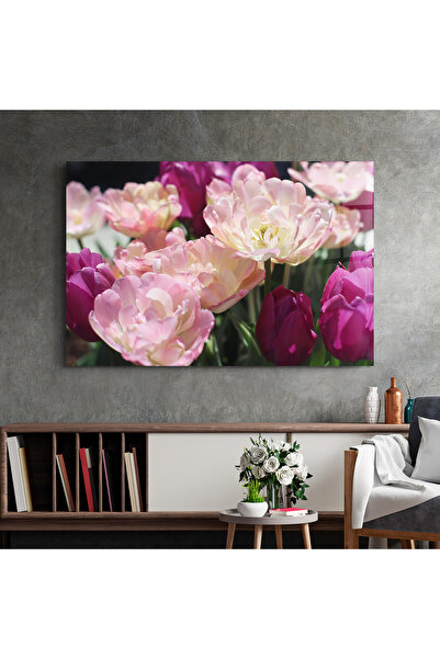 Arthub Glass Painting, Bedroom and Living Room, Tulips, Opened Tulips