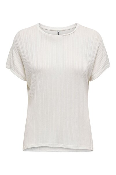 ONLY Onlirina S/S O-Neck Top Jrs Noos Women's White T-Shirt - 15349079