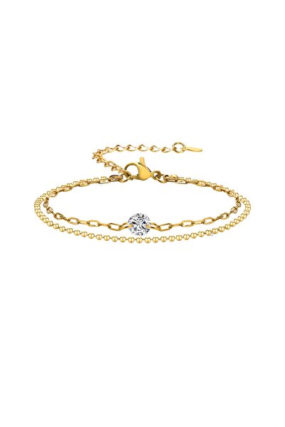 RAFINI Bracelet Golden Whisper - Placata cu Aur 18K, Otel inoxidabil