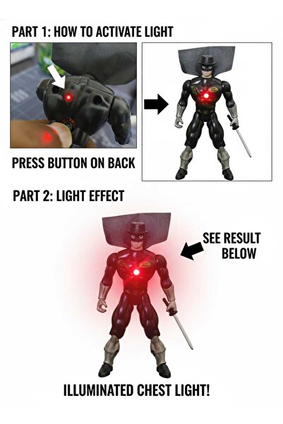 Generic Super Hero Action Figure Set – 5-Piece Collectible Toy Set for Kids Ages 3+