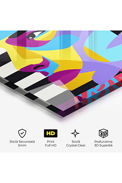 Arthub Glass Painting, Bedroom and Living Room, Collages, Abstract Male Face