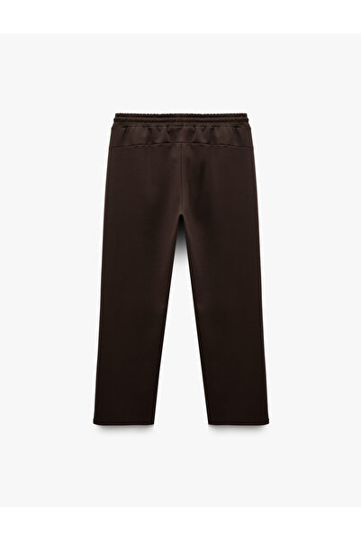 Koton Comfortable Fit Pocketed Cotton Waist-Tie Sports Sweatpants