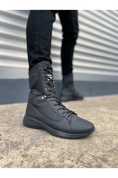 Mhoda Shoes JY799 Verton Bağcıklı Ortopedik Taban Günlük Cilt Erkek Askeri Po...