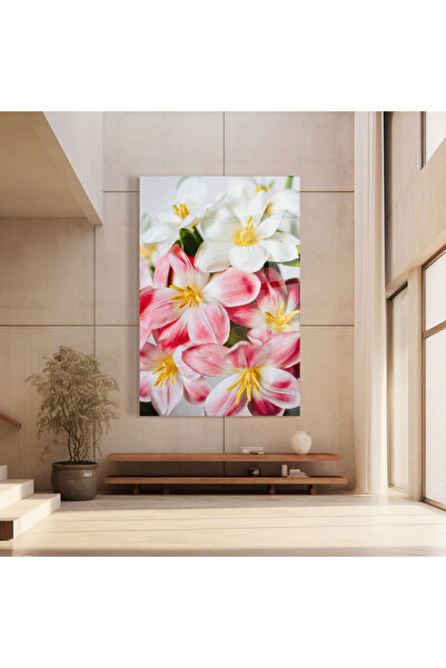 Arthub Glass Painting, Bedroom and Living Room, Exotic Flowers, Beautiful Exotic Flower