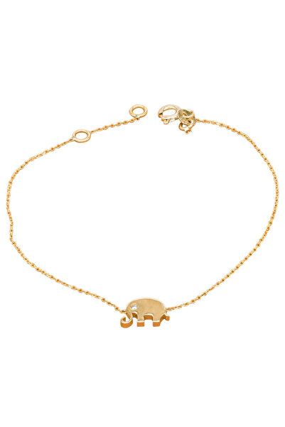 Gold Brățară Aur de 14K cu Diamant