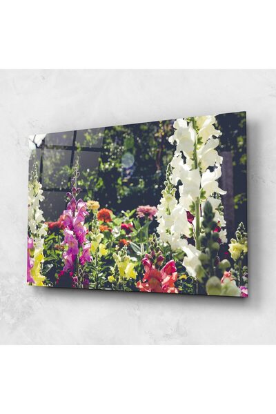 Arthub Tablou Sticla,Dormitor si Living, Flori In Natura, Garden Pretty Flowers