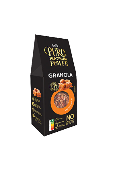 Avena GoFit Granola fara gluten, cu caramel sarat (FARA ZAHAR ADAUGAT, FARA INDULCITORI)-225g