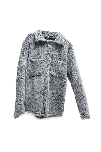 MEİLİFENG Plush Cardigan Jacket and Sweatpants Set