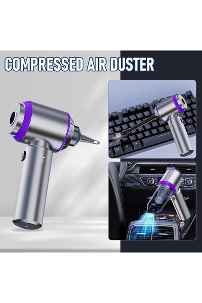 SKY TOUCH SKY-TOUCH Portable Handheld Cordless Vacuum Cleaner & Air Duster, 16000PA, 4-in-1