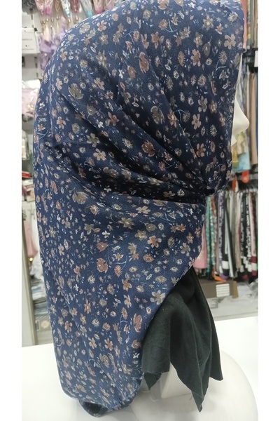 Eyfel Çicekli yazma eşarp