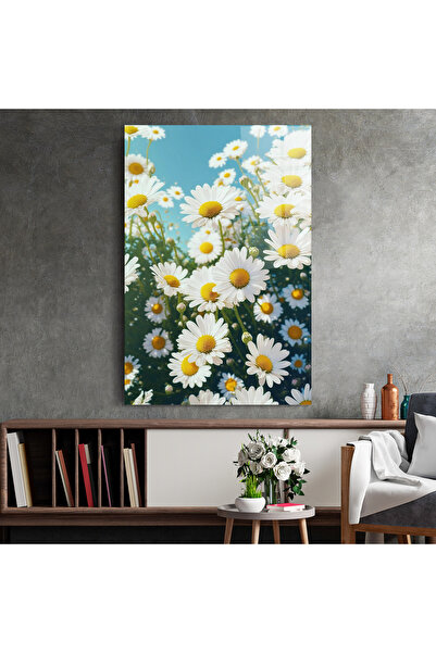 Arthub Glass Painting, Bedroom and Living Room, Daisies, Daisy Field View
