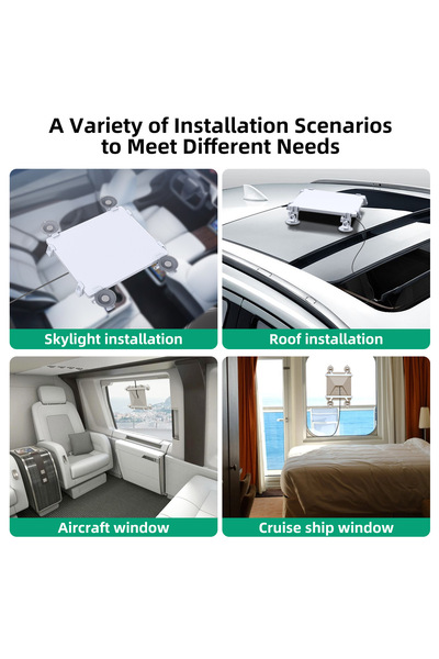 Choice Multi-Mount Starlink MINI Special Bracket for Skylight, Car Roof, Plane or Cruise Window
