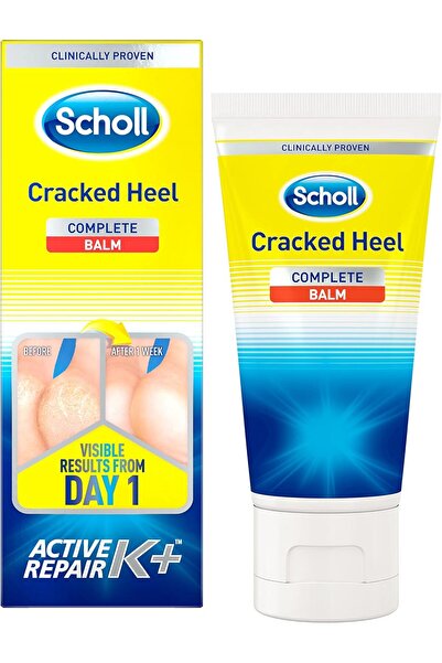 Scholl Cracked Heel Repair Cream Active Repair K+, 60 ml (Pack of 1)