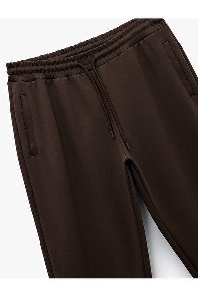 Koton Comfortable Fit Pocketed Cotton Waist-Tie Sports Sweatpants