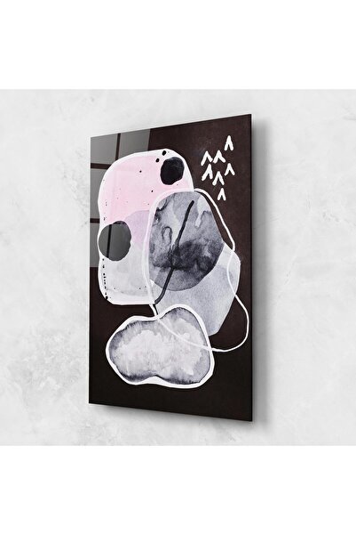 Arthub Tablou Sticla,Dormitor si Living, Arta Abstracta, Abstract Collage