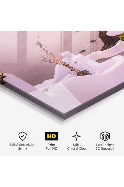 Arthub Glass Painting, Bedroom and Living Room, Summer, Greek Strairs