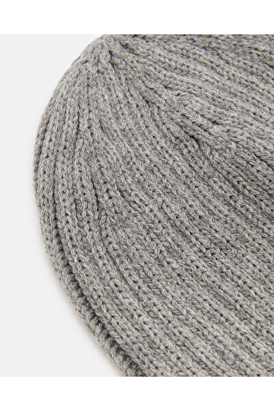 REDTAG Men Grey Knitted Cap