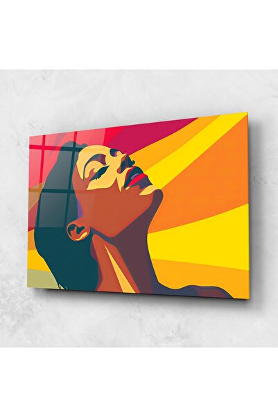 Arthub Glass Painting, Bedroom and Living Room, Pop, Pop Female Color