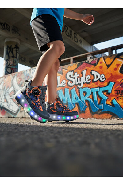 LE STYLE DE MARIE Tekerlekli Işıklı Patenli Ayakkabı (Kız & Erkek Çocuk)|Pate...