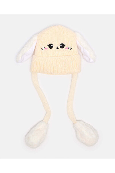 REDTAG قبعة محبوكة باللون البيج للأولاد