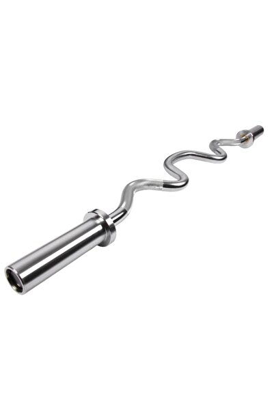 ZOCO BODY FIT Bară olimpică, Zoco Body Fit®, pentru triceps, cu diametru de încărcare 50 mm, lungime 122 cm, cromată