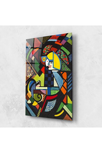 Arthub Tablou Sticla,Dormitor si Living, Geometrice, Mix Color Shapes