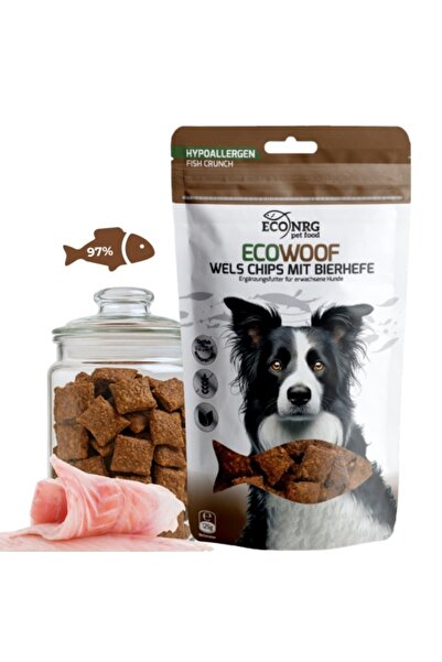 ECO NRG PET FOOD Dog Treats | Fish Snacks | CATFISH CHIPS WITH YEAST | 125 g