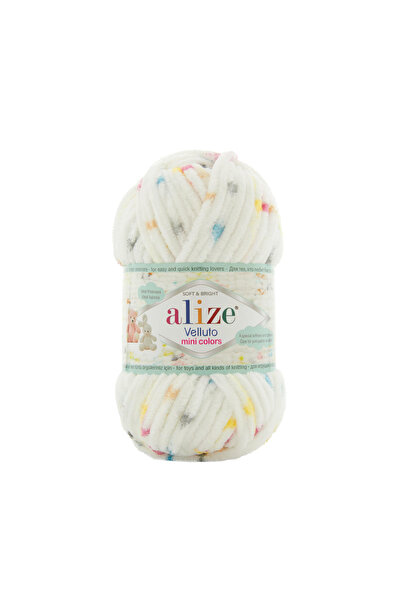 Alize Velluto Mini Colors 8112 Bebek Örgü İpi