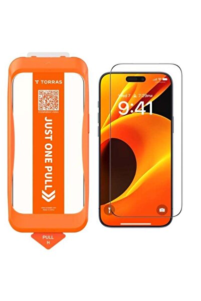 TORRAS واقي شاشة لهاتف iPhone 17 (6.3 بوصة) 9H+ زجاج مقوى من Aerospace - شفاف